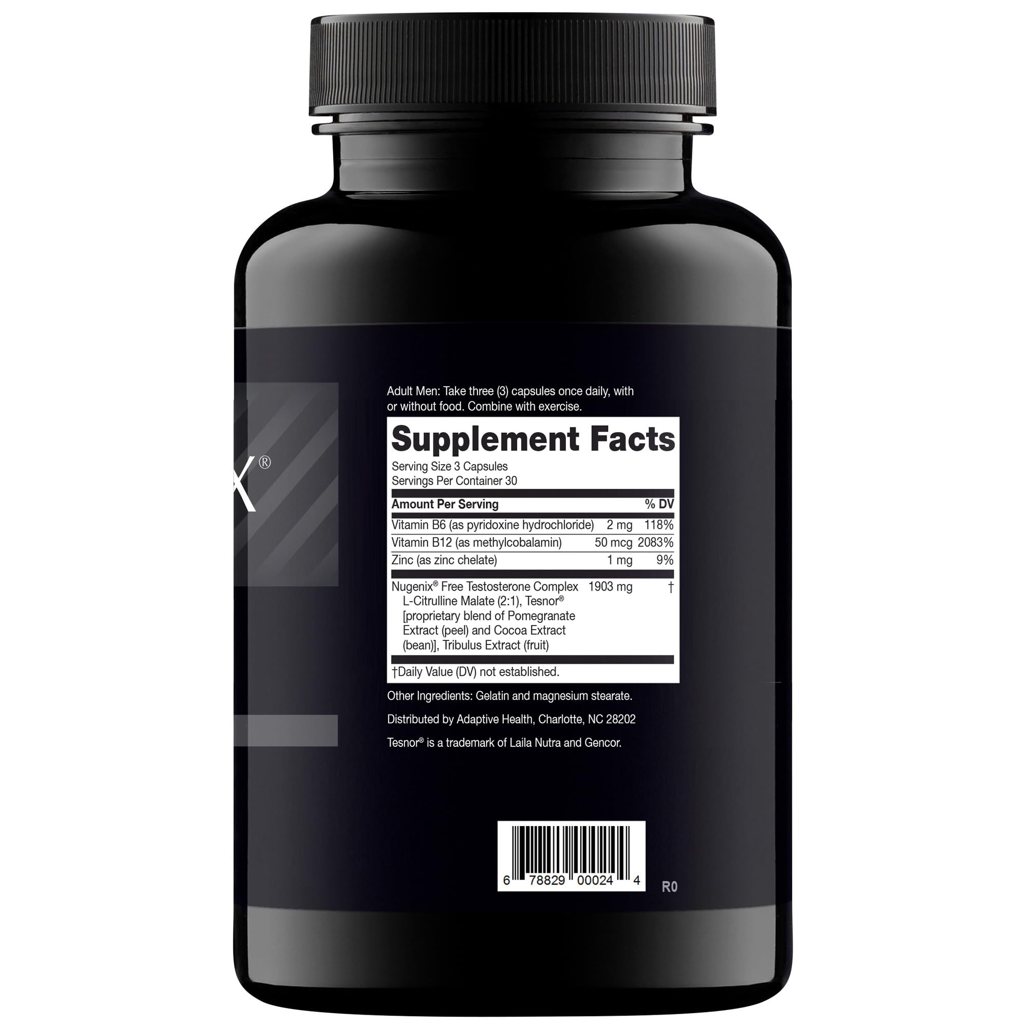 Nugenix T Booster bottle in packaging ready for shelf display and purchase.