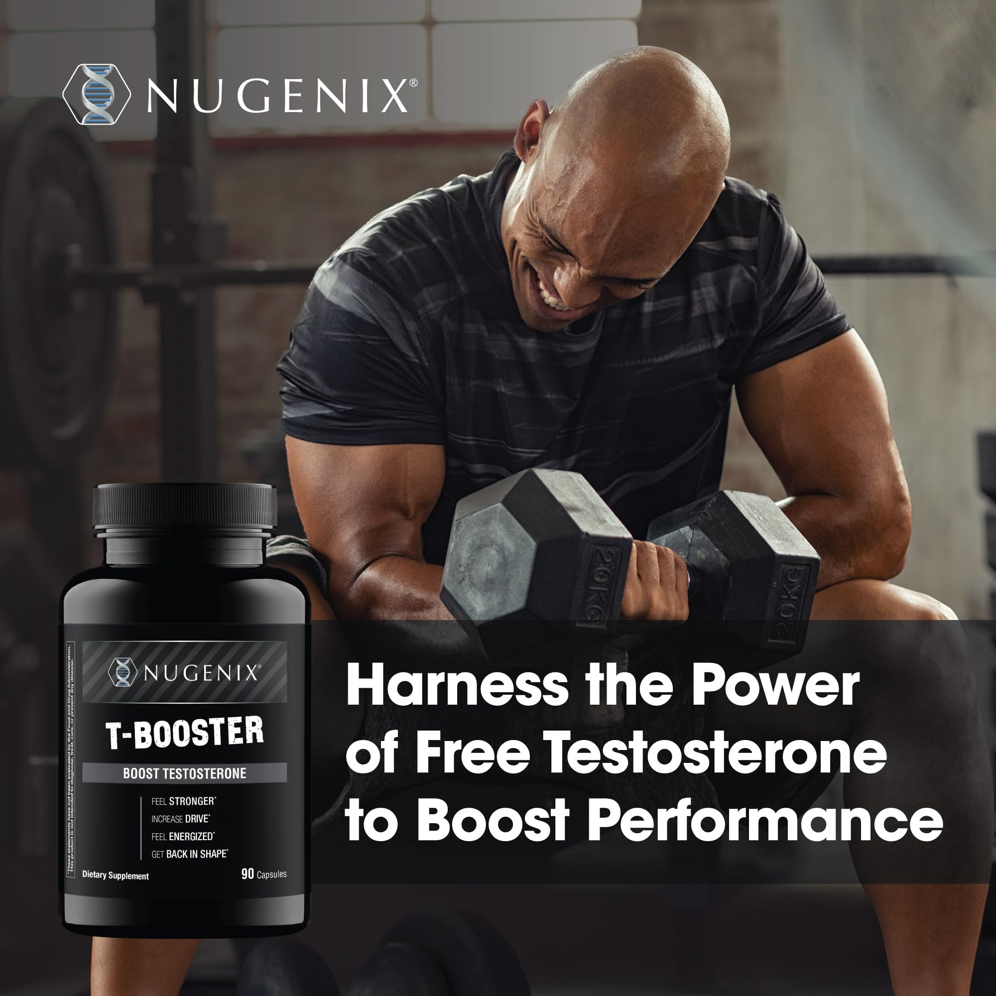 Nugenix T Booster packaging showing USA-made quality
