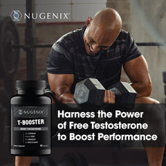 Nugenix T Booster packaging showing USA-made quality