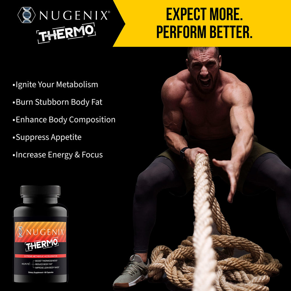 Nugenix Thermo capsules packaging illustrating convenient daily use.