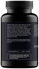 Nugenix Total-T label back, highlighting Tesnor, elevATP, boron.