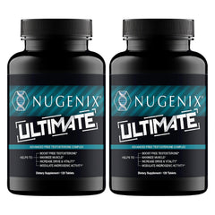 Nugenix Ultimate bottle front for quick brand recognition and trust.