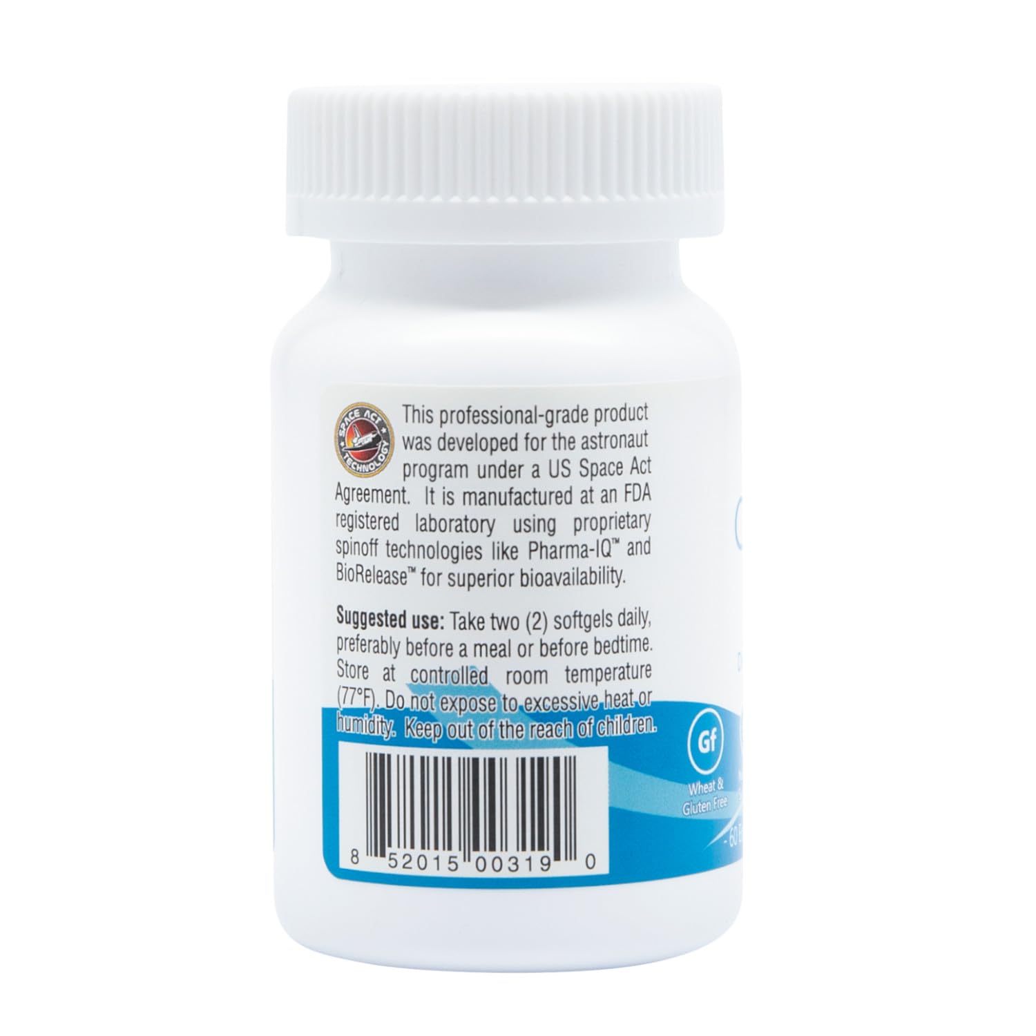 Nugevity Omega Max bottle on kitchen counter for active family routine.