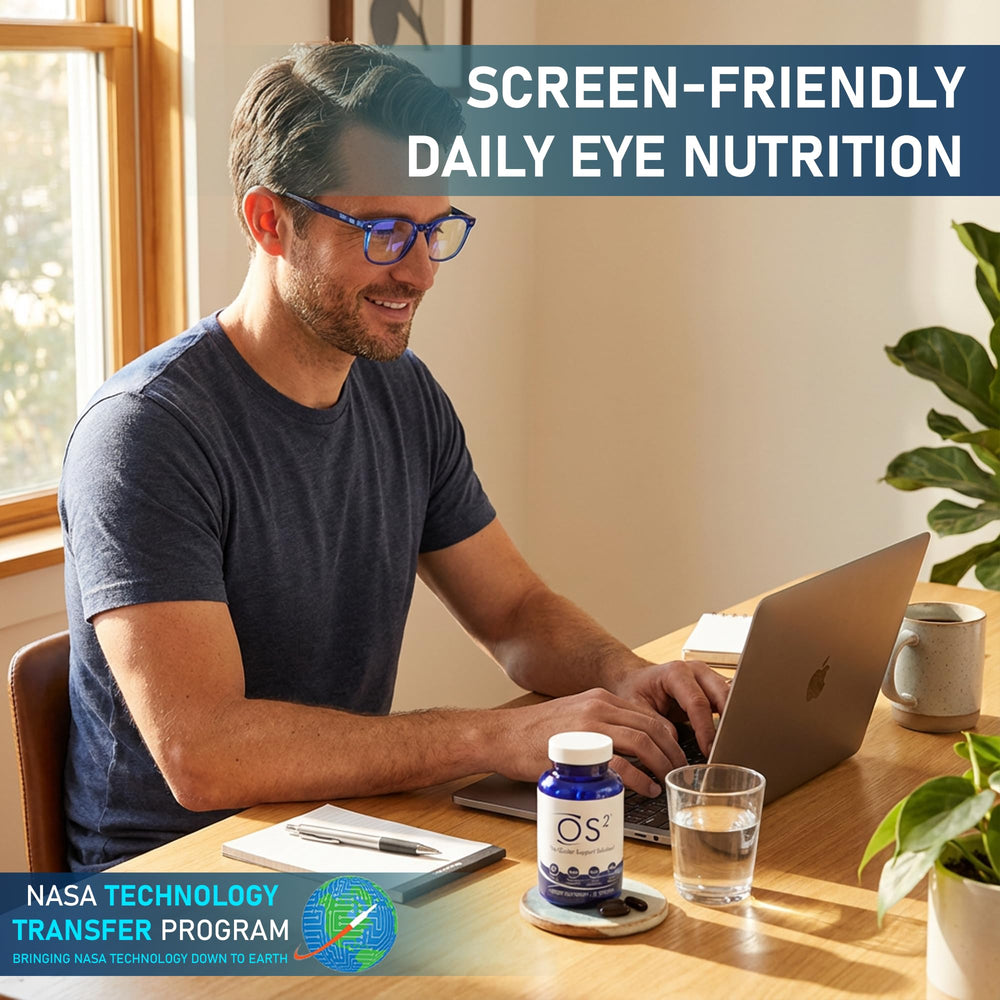 Nugevity OS2 lutein zeaxanthin and astaxanthin matrix for macular nutrition