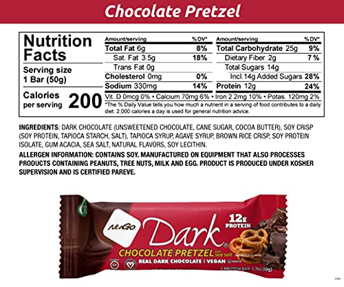 NuGo Dark Kosher Pareve symbol, suitable for kosher dietary needs.