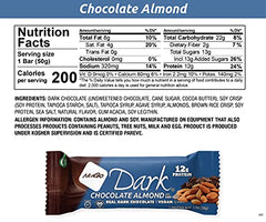 NuGo Dark protein graphic highlighting 10–13g protein per bar.