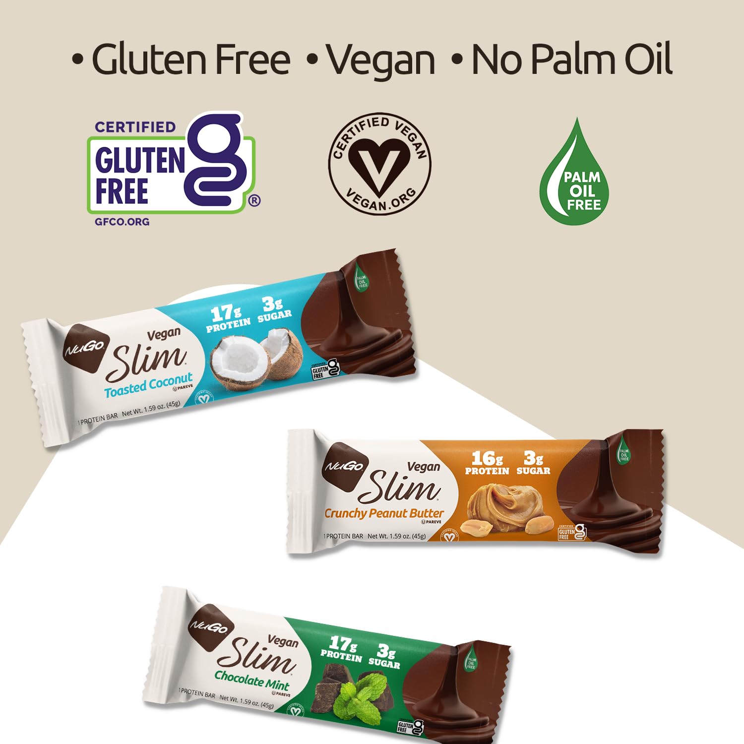 NuGo Slim 24-count box showcases pantry-ready packaging