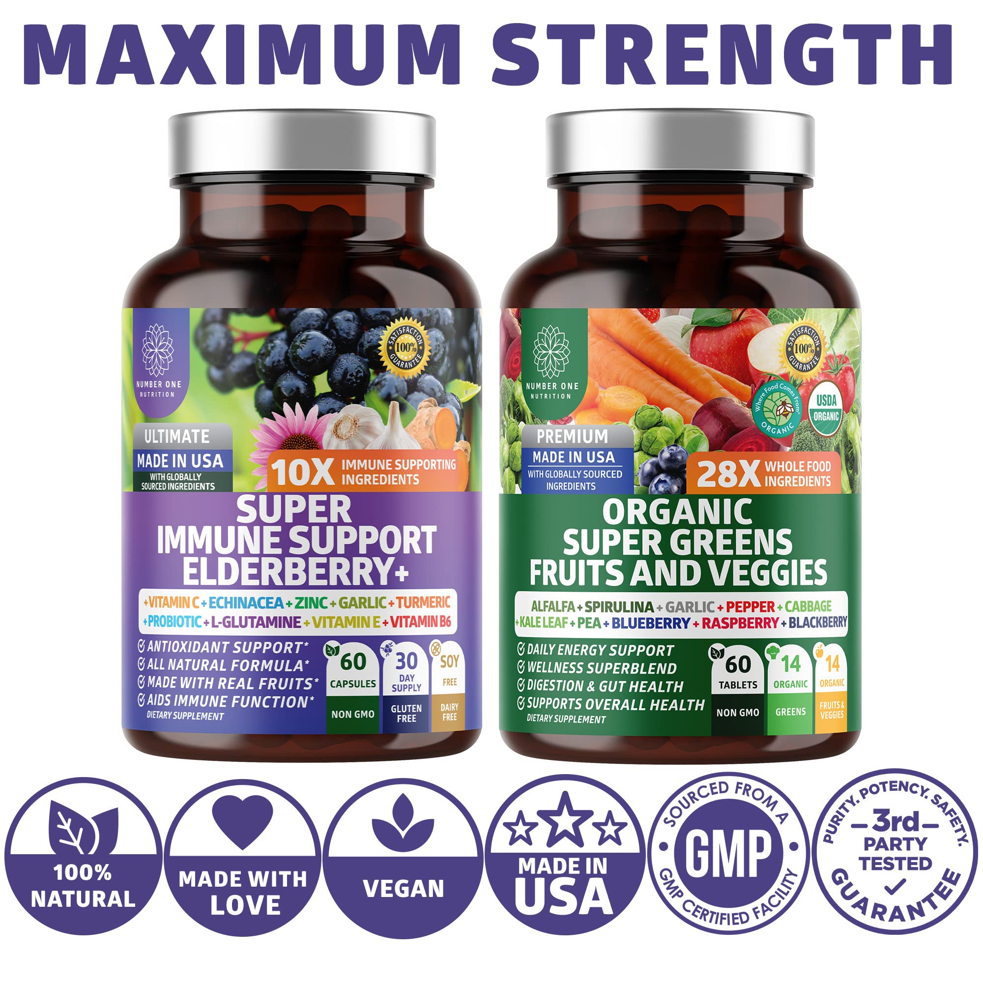Elderberry zinc turmeric boost visual emphasizing antioxidant rich immune support.