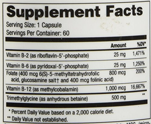 NuMedica Methyl-Plex B packaging and bottle; compact, shelf-friendly supplement