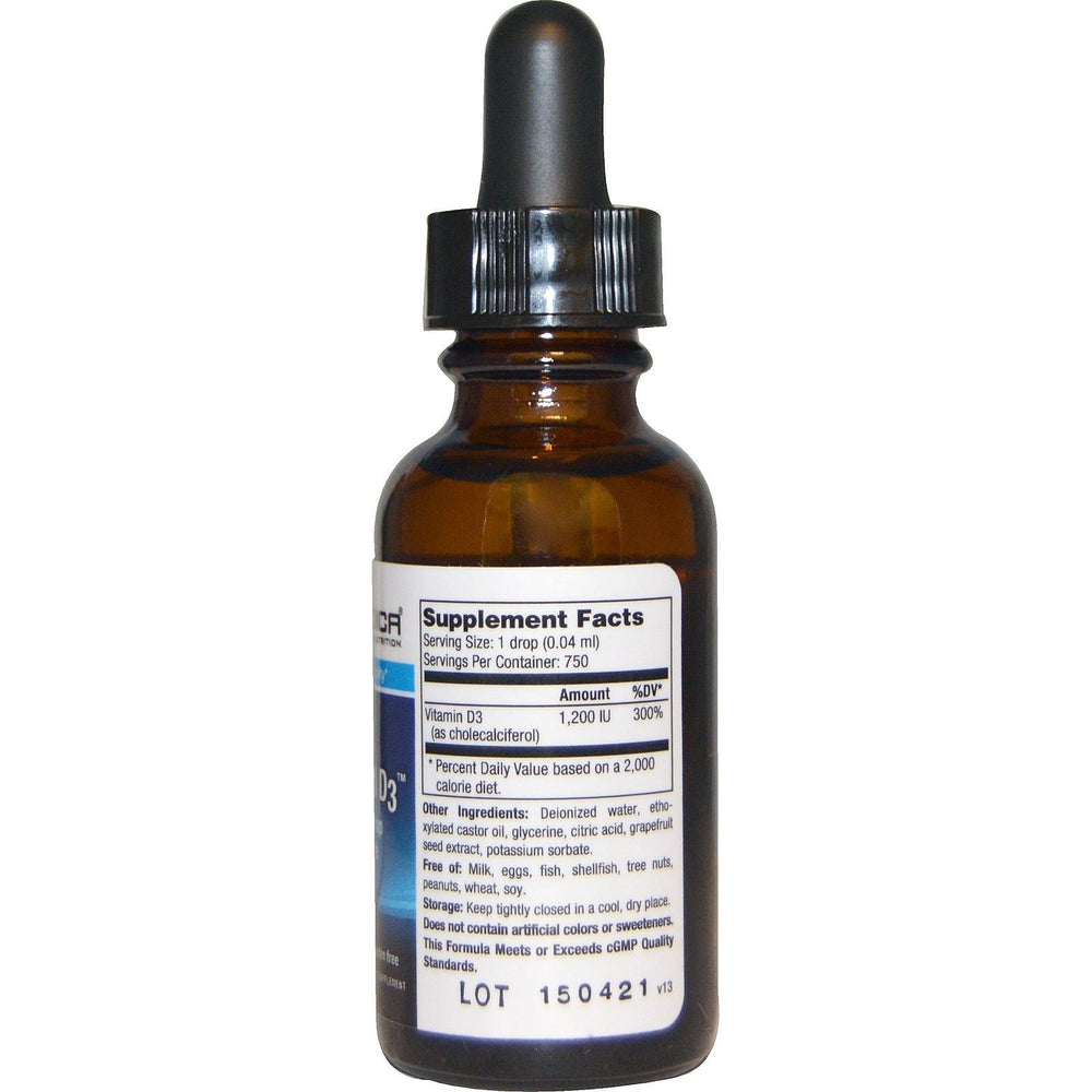 NuMedica Micellized D3 1200 pour shows clear liquid for quick, convenient use.