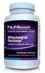 NuMedica Mitochondrial Recharge 90 VegiCaps bottle supports daily energy and resilience