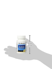 NuMedica label highlights zinc glycinate and 120 vegetable capsules for plant-based supplementation.