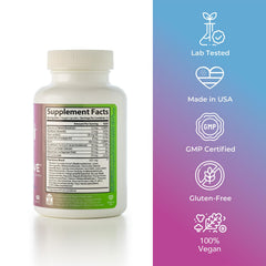 Numi Naturals Neurofix+Chill pills next to a clock for time-aware use.