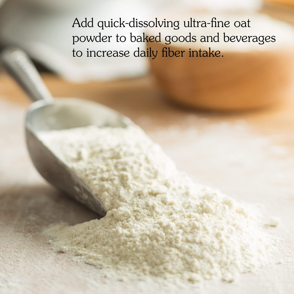 NuNaturals Oat Fiber Powder in baking blends for extra fiber.