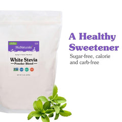 NuNaturals White Stevia Powder uses maltodextrin for smooth, consistent sweetness