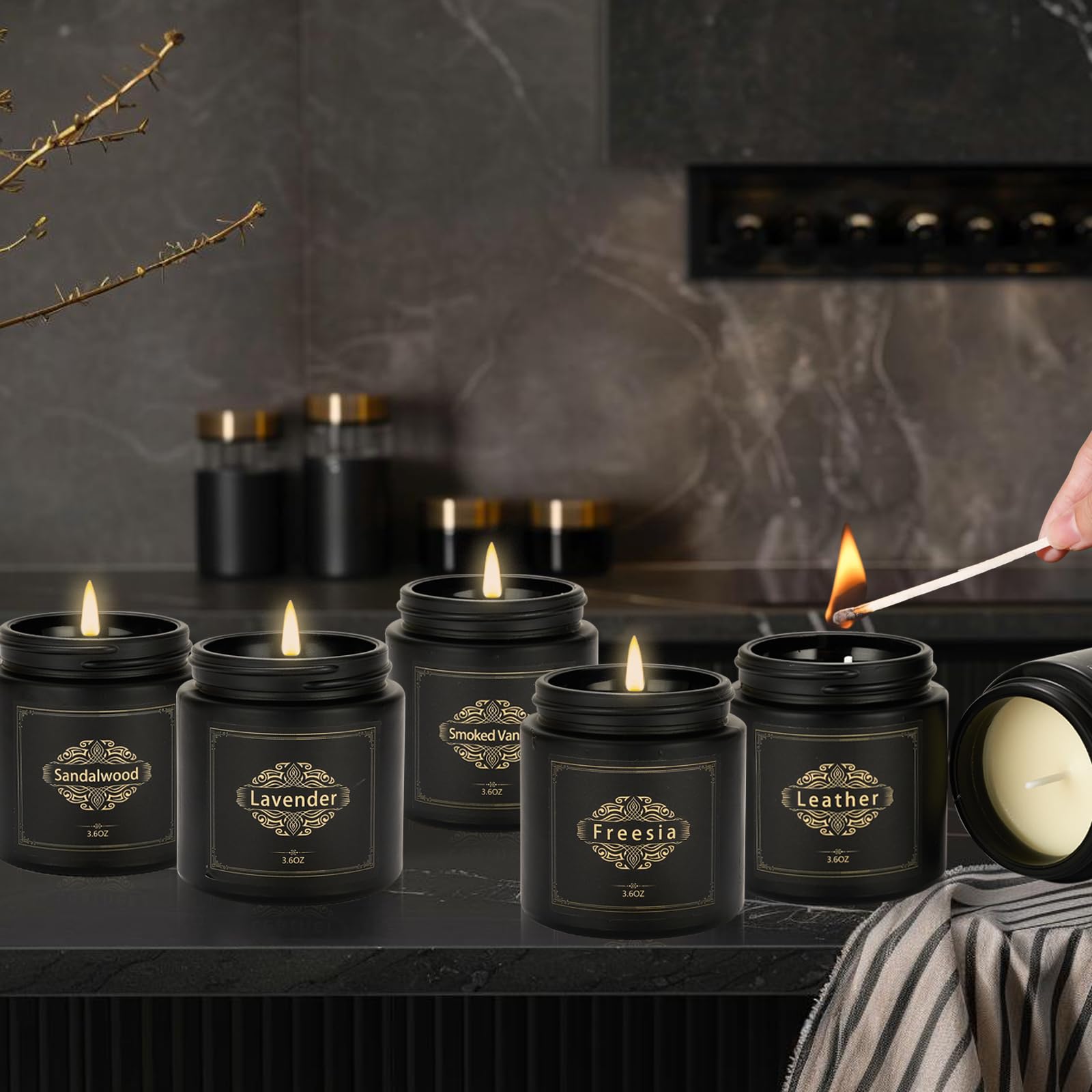 Nuo Cai Duo smoked vanilla candle offers cozy scent for gatherings
