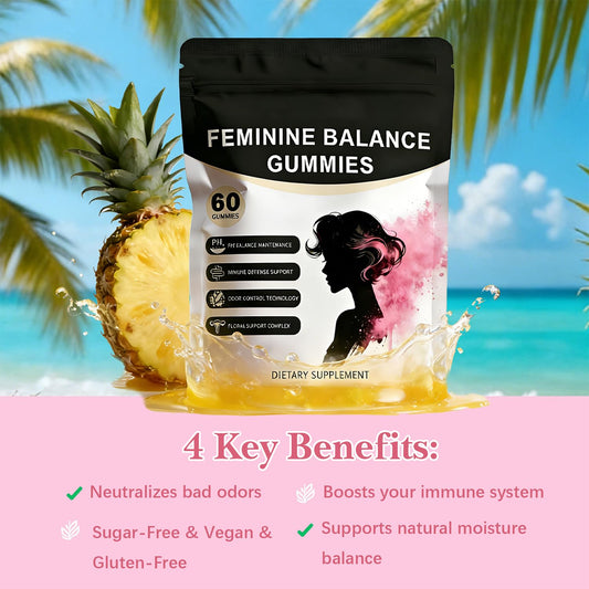 Nuora Balance pineapple gummies serving – two daily for balanced routine