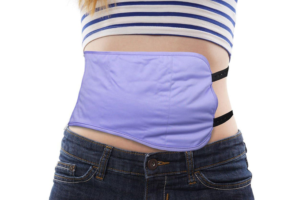 Large wrap size offers broad coverage for abdomen and lower back routines.