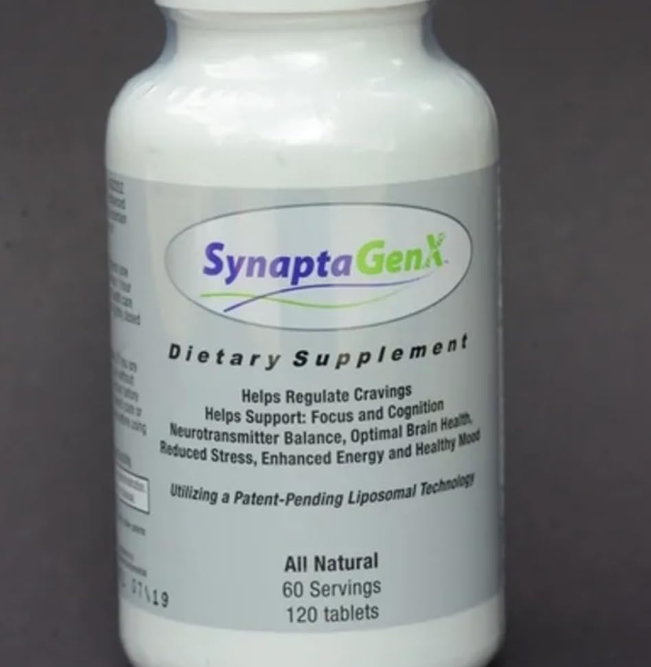 NuPathways SynaptaGenX bottle close-up for daily focus support