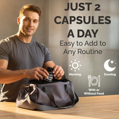 NuroJit Shilajit extract 30:1 and Ashwagandha in capsules.