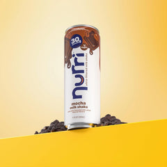 Nurri Milk Shake - gym bag use for post-workout refreshment.