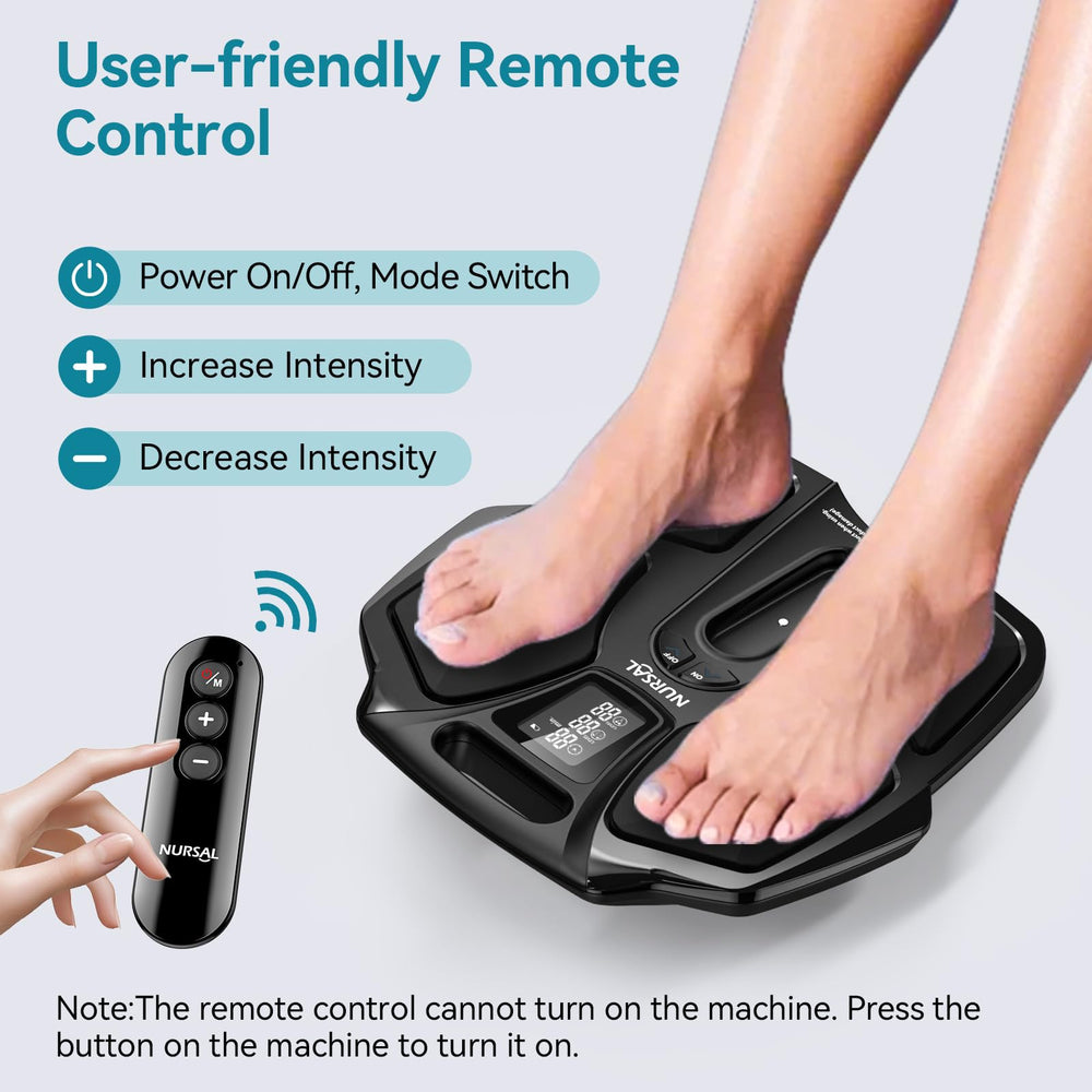 NURSAL device shows pads attached for localized relief