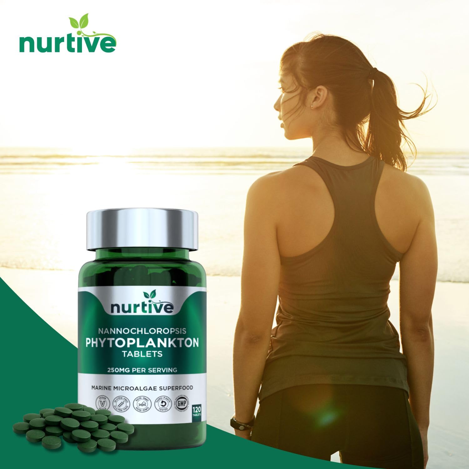 Travel-friendly bottle for wellness on the go.