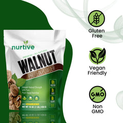 NURTIVE ingredients detail shows walnuts and natural antioxidants