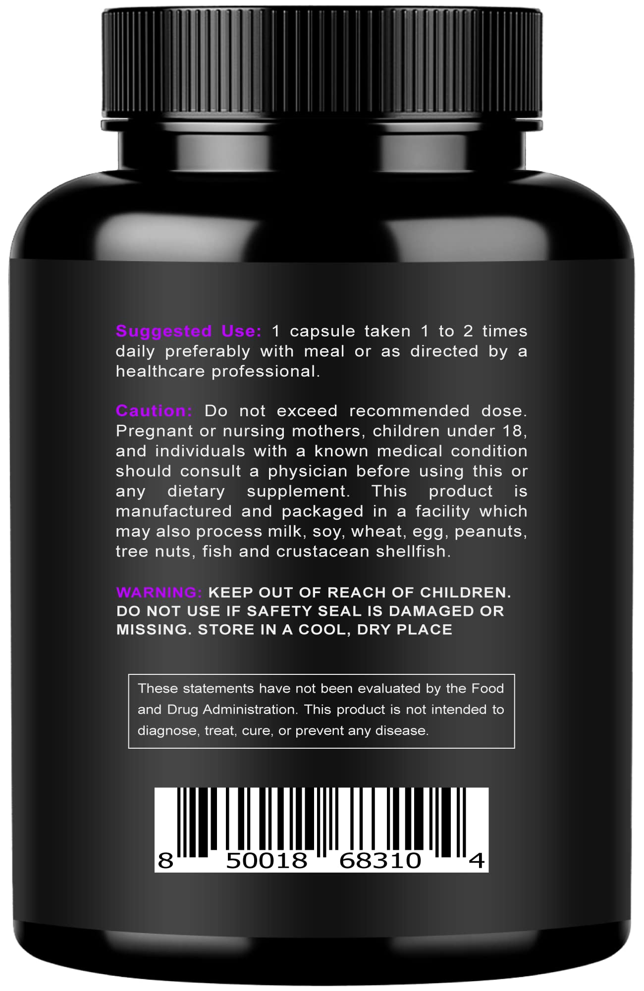 Nurturly 500mg capsules in pack shown for convenient daily use.