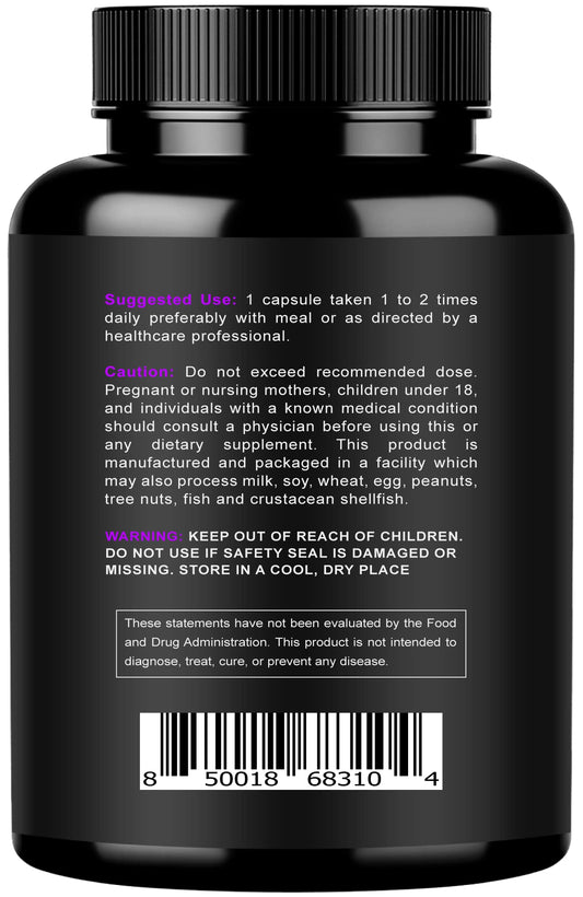 Nurturly 500mg capsules in pack shown for convenient daily use.