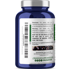 NusaPure Acai Berry 50:1 Extract label highlights vegan and non-GMO features