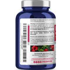 NusaPure D-Mannose hibiscus cranberry blend ingredients visual