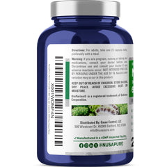 NusaPure Noni 20:1 extract label shows Bioperine for enhanced absorption.