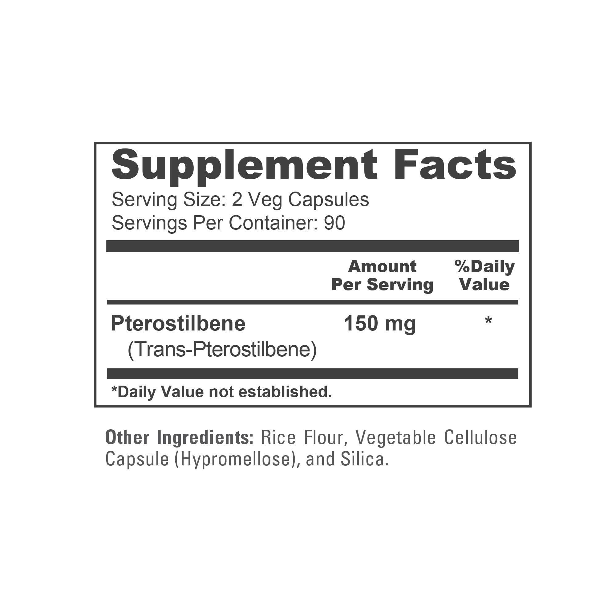NusaPure Pterostilbene with vegan symbol for plant-based users