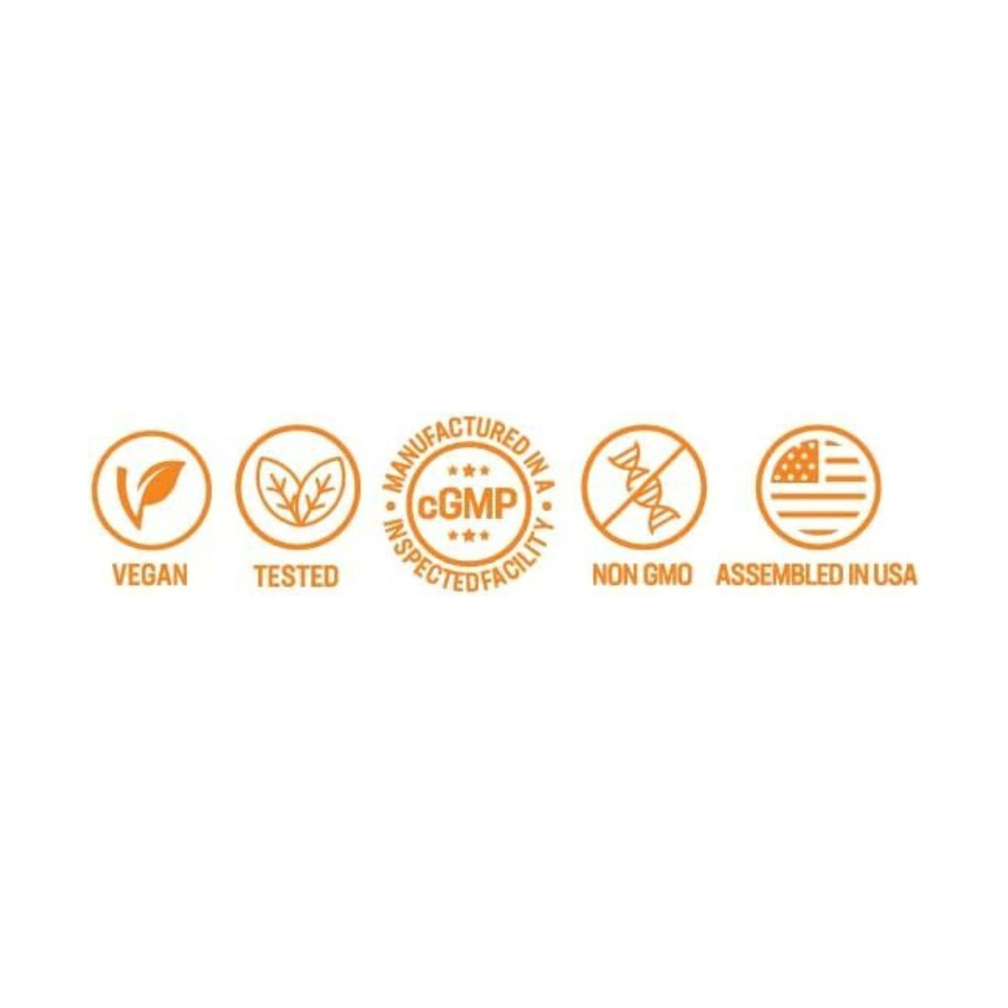 NusaPure Quercetin CGMP facility emblem conveys manufacturing quality