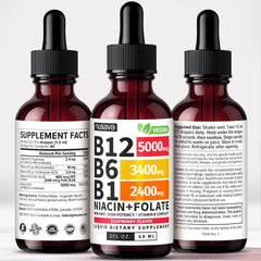 NUSAVA B12 drops with B6, B1, niacin, folic acid