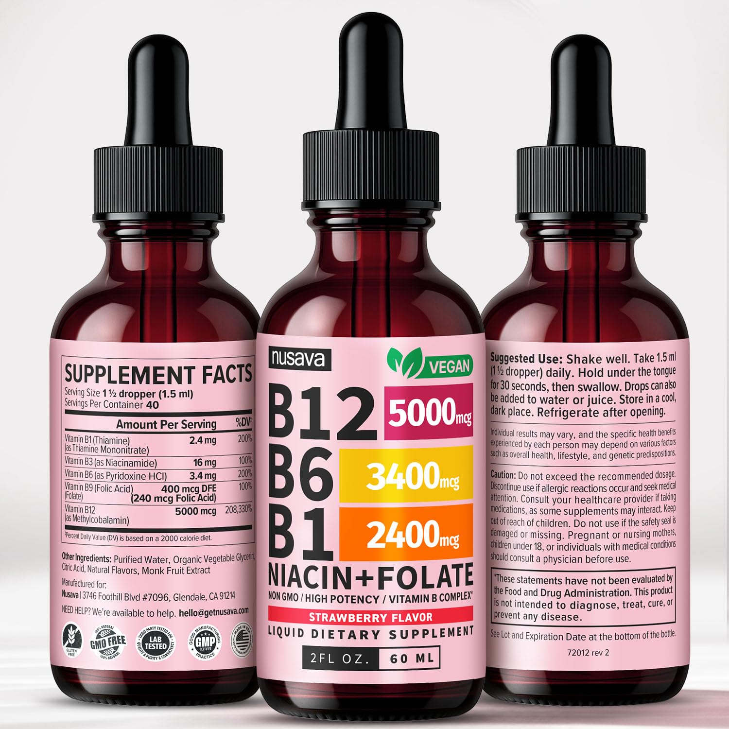 NUSAVA B12 Drops daily usage ritual for convenience.
