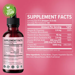 NUSAVA B12 Drops under-tongue administration for quick uptake.