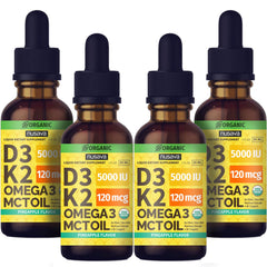 NUSAVA D3 K2 drops pour to showcase quick absorption and convenience.