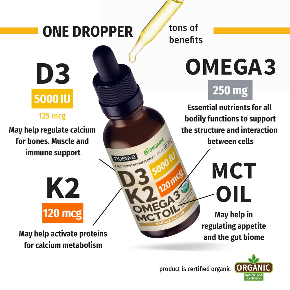 NUSAVA vanilla-flavored drops promise a pleasant intake experience.