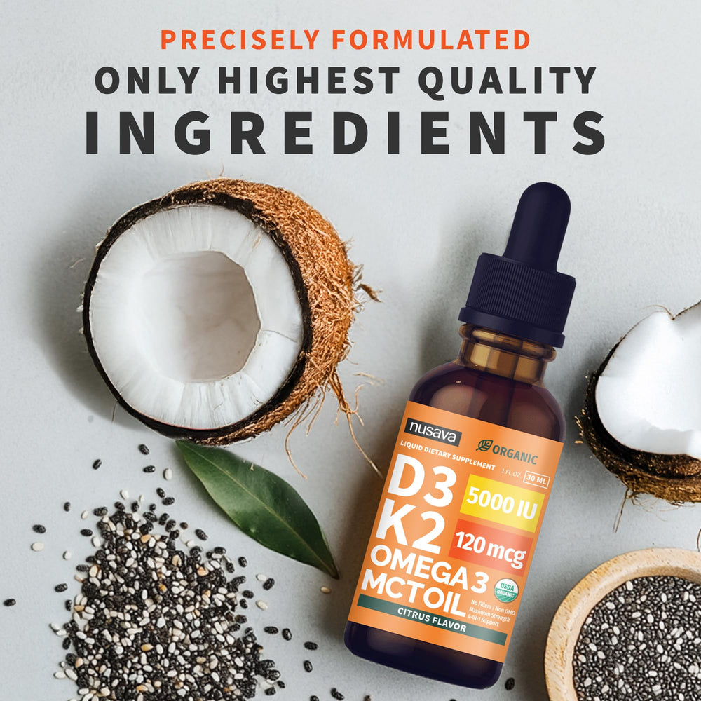 NUSAVA Vitamin D3 K2 Drops 2-pack image conveys value and convenient dosing.
