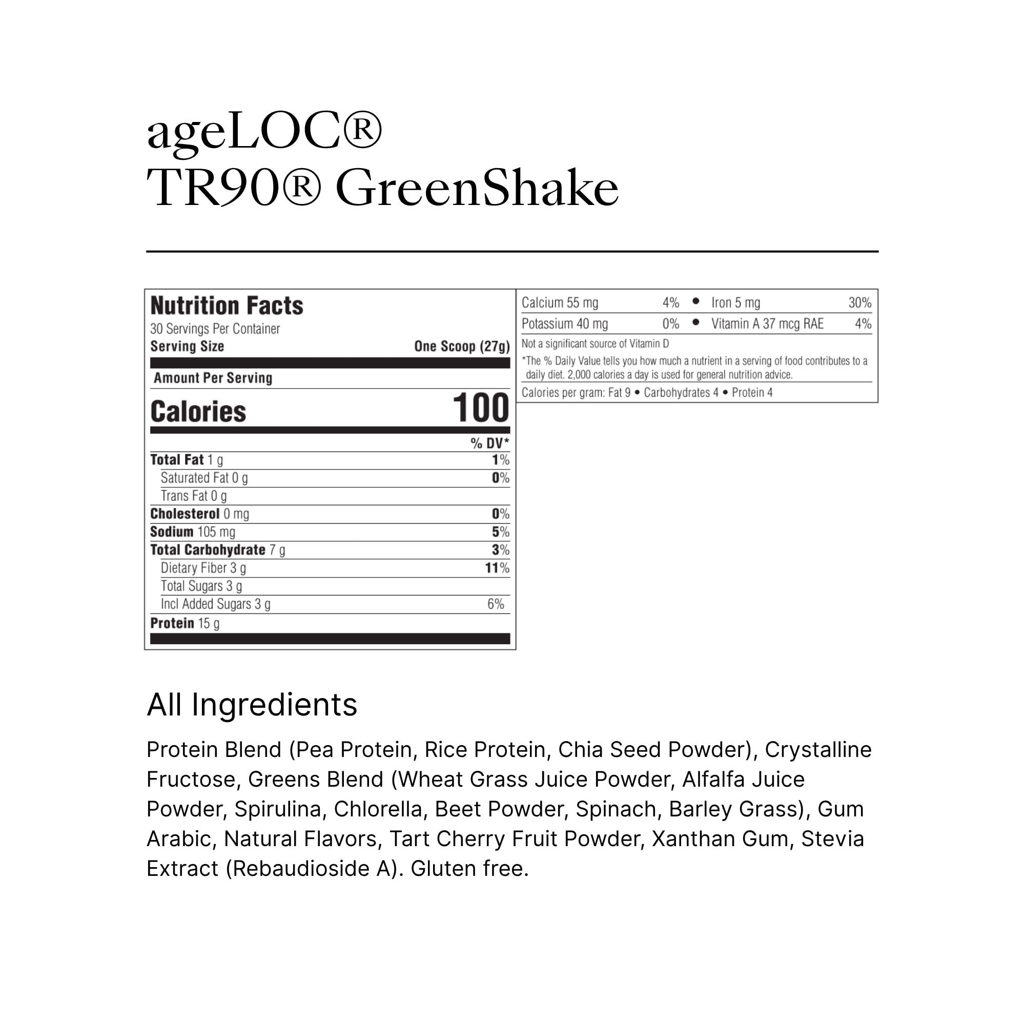 Nu Skin ageLOC TR90 GreenShake is poured for a smooth post-workout drink.