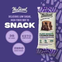 NuSkool Krunch Bars on a kitchen counter, ready to snack