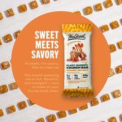Fiber rich NuSkool Krunch Bars for digestive friendly snacking