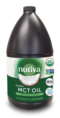 Nutiva Organic MCT Oil bottle ready for everyday energy use