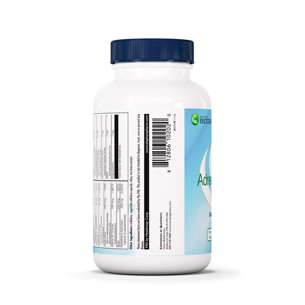 Nutra BioGenesis Adrenal Support Plus includes DHEA for adrenal health and stress support