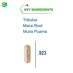 Nutra BioGenesis Andro Plus muira puama plant image signals vitality potential.