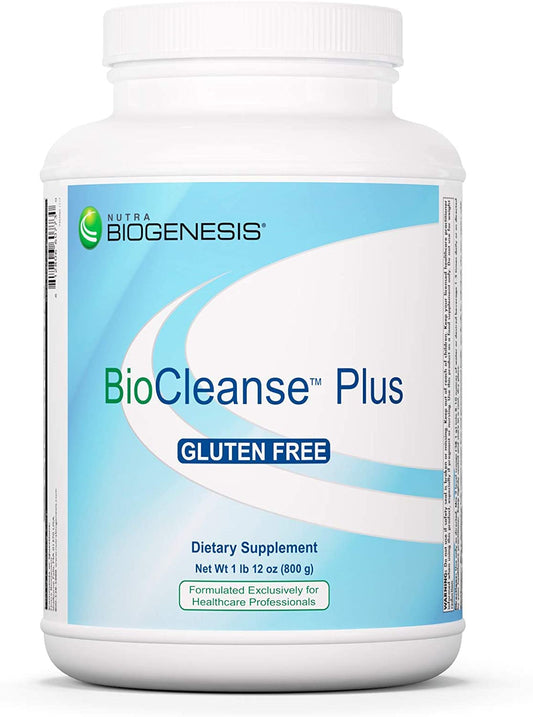 Nutra BioGenesis BioCleanse Plus bottle front promotes immune support.