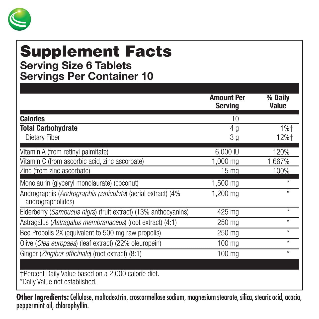 Nutra BioGenesis CompliVir astragalus root traditional immune wellness ingredient