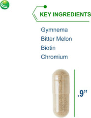 Nutra Biogenesis Diabetone Plus ingredients chart outlines key botanicals and minerals.